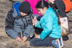 Sagebrush Planting Project - Robert Frost Elementary students