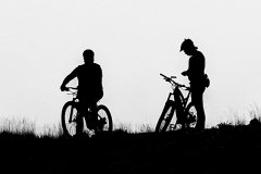 Skyline Trail cyclers