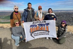 Sharon Grant led a group from Turkmenistan to the top of Candy